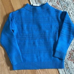 Ann Taylor Vibrant Blue Crew Neck Sweater